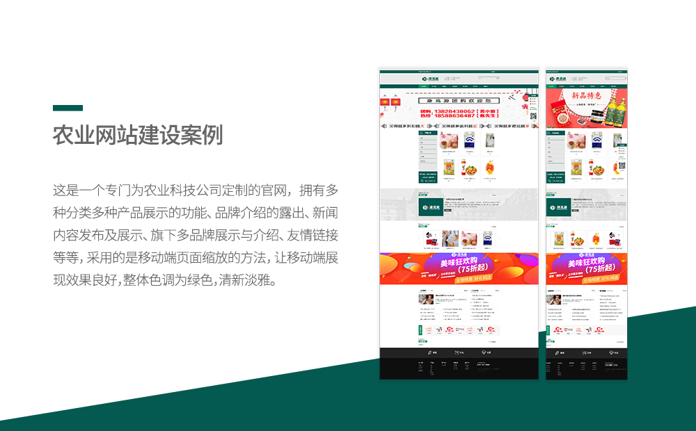 农业科技餐饮官网开发-广州软件开发