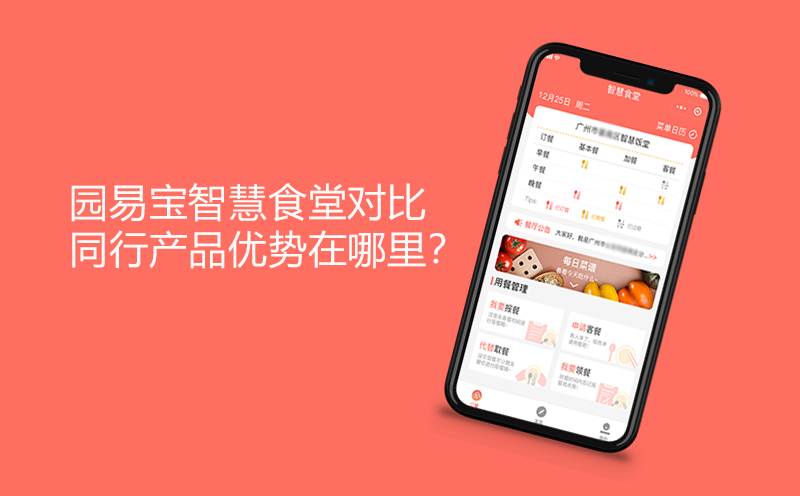 园易宝智慧食堂对比同行产品优势在哪里？